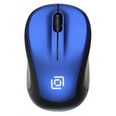 Мышь Оклик 665MW черный/синий оптическая 1600dpi беспров. USB для ноутбука 3but (1025132)
