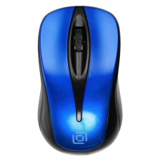 Мышь Оклик 675MW черный/синий оптическая 1200dpi беспров. USB для ноутбука 3but (1025918)