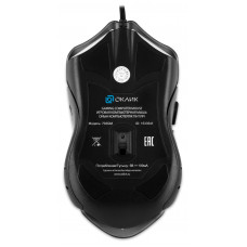 Мышь Оклик 703GM черный оптическая 3600dpi USB для ноутбука 6but (1533541)