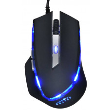 Мышь Оклик 715G черный/серебристый оптическая 3200dpi USB 6but (754785)