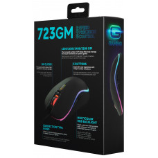 Мышь Оклик 723GM черный оптическая 3200dpi USB 6but (1533533)