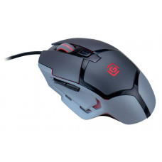 Мышь Оклик 915G HELLWISH V2 черный/серый оптическая (2400dpi) USB (6but)