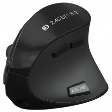 Мышь Оклик 990MW черный оптическая 2400dpi silent беспров. BT/Radio USB для ноутбука 9but (1533172)