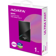 Накопитель SSD A-Data USB-C 4.0 1TB SE920-1TCBK SE920 2.5" черный