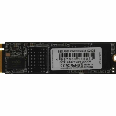 Накопитель SSD AMD PCIe 3.0 x4 1TB R3MP31024G8 Radeon M.2 2280