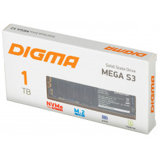 Накопитель SSD Digma PCIe 3.0 x4 1TB DGSM3001TS33T Mega S3 M.2 2280