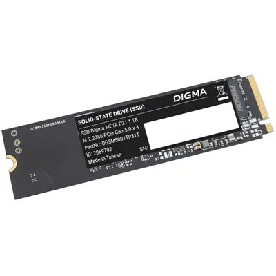 Накопитель SSD Digma PCIe 5.0 x4 1000GB DGSM5001TP31T Meta P31 M.2 2280