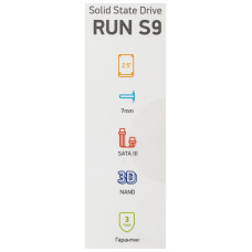 Накопитель SSD Digma SATA-III 256GB DGSR2256GS93T Run S9 2.5"