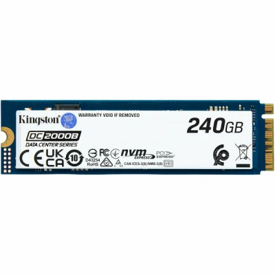 Накопитель SSD Kingston PCIe 4.0 x4 240GB SEDC2000BM8/240G DC2000B M.2 2280 0.4 DWPD Накопитель SSD Kingston PCIe 4.0 x4 240GB SEDC2000BM8/240G DC2000B M.2 2280 0.4 DWPD