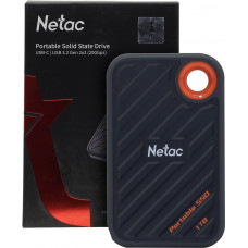 Накопитель SSD Netac USB-C 1000Gb NT01ZX20-001T-32BL ZX20 2.5" синий