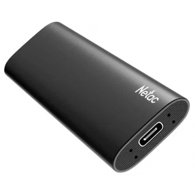 Накопитель SSD Netac USB-C 1Tb NT01ZSLIM-001T-32BK Z Slim 1.8" черный