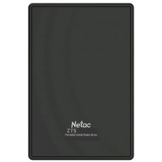 Накопитель SSD Netac USB-C 2000Gb NT01Z7S-002T-32BK Z7S 2.5" черный