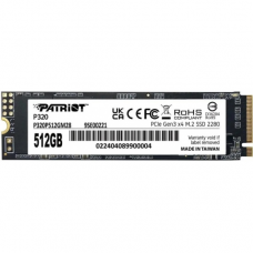 Накопитель SSD Patriot PCIe 3.0 x4 512GB P320P512GM28 P320 M.2 2280