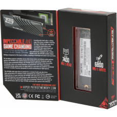 Накопитель SSD Patriot PCIe 4.0 x4 2TB VP4300-2TBM28H Viper VP4300 M.2 2280