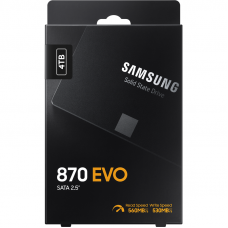 Накопитель SSD Samsung SATA-III 4TB MZ-77E4T0BW 870 EVO 2.5"