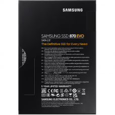 Накопитель SSD Samsung SATA-III 4TB MZ-77E4T0BW 870 EVO 2.5"