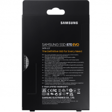 Накопитель SSD Samsung SATA-III 4TB MZ-77E4T0BW 870 EVO 2.5"