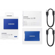 Накопитель SSD Samsung USB-C 1Tb MU-PC1T0H/WW T7 1.8" синий