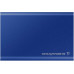 Накопитель SSD Samsung USB-C 1Tb MU-PC1T0H/WW T7 1.8" синий