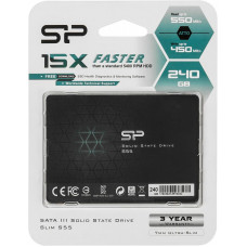 Накопитель SSD Silicon Power SATA-III 240GB SP240GBSS3S55S25 Slim S55 2.5"