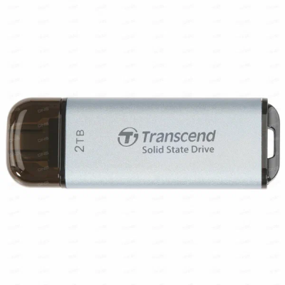 Накопитель SSD Transcend USB-C 2TB TS2TESD300C ESD300 голубой