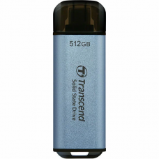 Накопитель SSD Transcend USB-C 512GB TS512GESD300C ESD300 голубой