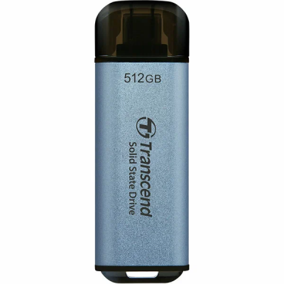 Накопитель SSD Transcend USB-C 512GB TS512GESD300C ESD300 голубой