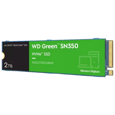 Накопитель SSD WD Original PCIe 3.0 x4 2TB WDS200T3G0C Green SN350 M.2 2280