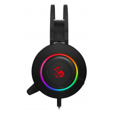 Наушники с микрофоном A4 Bloody G521 черный 2.3м мониторные USB оголовье (G521 (BLACK))