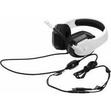 Наушники с микрофоном A4Tech Bloody G260p белый/черный 2м мониторные USB оголовье (G260P)