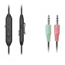 Наушники с микрофоном A4Tech Fstyler FH100 черный 2м накладные оголовье (FH100 (STONE BLACK))