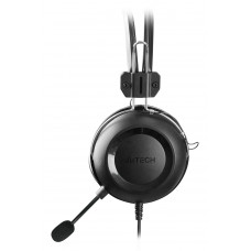 Наушники с микрофоном A4Tech HU-35 черный 2м накладные USB оголовье
