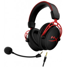 Наушники с микрофоном HyperX Cloud Alpha красный/черный 1.3м мониторные оголовье (4P5L1AB#UUF)