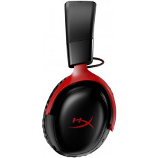 Наушники с микрофоном HyperX Cloud III Wireless черный/красный мониторные Radio оголовье (77Z46AA)