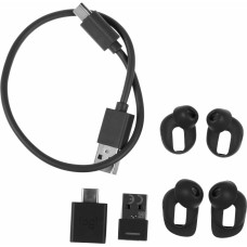 Наушники с микрофоном Logitech ZONE TWS черный вкладыши BT в ушной раковине (985-001082)