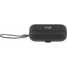 Наушники с микрофоном Logitech ZONE TWS черный вкладыши BT в ушной раковине (985-001082)