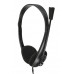 Наушники с микрофоном Оклик HS-M143VB черный 1.8м накладные оголовье (614036)