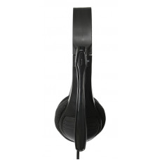 Наушники с микрофоном Оклик HS-M150 черный 2.2м накладные оголовье (428963)