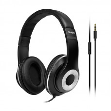 Наушники с микрофоном Sven AP-930M черный/серебристый 1.3м мониторные оголовье (SV-013608)