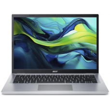 Ноутбук Acer Aspire Go AG14-31P-P7CL N-series N200 8Gb SSD512Gb Intel UHD Graphics 14" IPS WUXGA (1920x1200) без ОС silver WiFi BT Cam (NX.KXECD.003)
