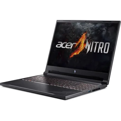 Ноутбук Acer Nitro V 16 ANV16-41-R22R Ryzen 5 8645HS 16Gb SSD512Gb NVIDIA GeForce RTX4050 6Gb 16" IPS WUXGA (1920x1200) без ОС black WiFi BT Cam (NH.QRVCD.003)