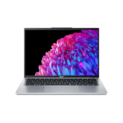 Ноутбук Acer Swift Go 14 SFG14-73-77U8 Core Ultra 7 155H 16Gb SSD1Tb Intel Arc 14" IPS 2.8K (2880x1800) Windows 11 Home silver WiFi BT Cam (NX.KV4CD.001)