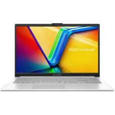 Ноутбук Asus Vivobook Go E1504GA-BQ149 N-series N200 8Gb eMMC256Gb Intel UHD Graphics 15.6" IPS FHD (1920x1080) без ОС silver WiFi BT Cam (90NB0ZT1-M005Z0)