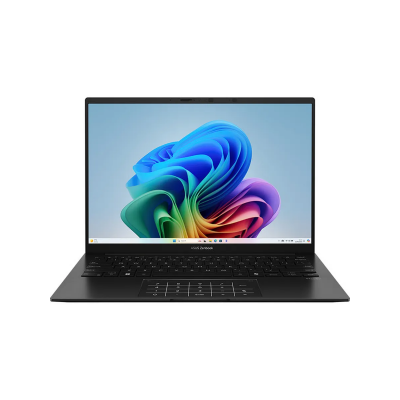Ноутбук Asus Zenbook 14 UM3406KA-QD180 Ryzen AI 5 340 16Gb SSD1Tb AMD Radeon 840M 14" OLED WUXGA (1920x1200) без ОС black WiFi BT Cam (90NB14U1-M00AK0)