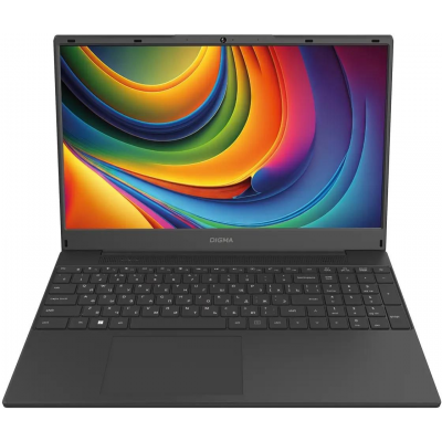 Ноутбук Digma EVE A5820 Ryzen 3 3200U 8Gb SSD512Gb AMD Radeon Vega 3 15.6" IPS FHD (1920x1080) Windows 11 Pro black WiFi BT Cam 4500mAh (DN15R3-8DXW03)