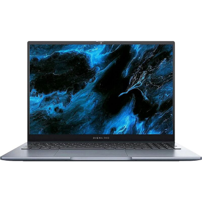 Ноутбук Digma Pro Pactos Core i5 1235U 16Gb SSD512Gb Intel Iris Xe graphics 14" IPS WUXGA (1920x1200) Windows 11 Pro dk.grey WiFi BT Cam 4780mAh (DN14P5-ADXW02)