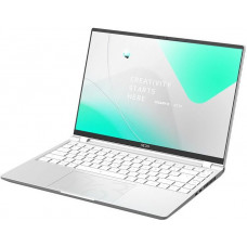 Ноутбук Gigabyte Aero 14 Core i7 13700H 16Gb SSD1Tb NVIDIA GeForce RTX4050 6Gb 14" OLED QHD+ (2880x1800) без ОС silver WiFi BT Cam (BMF-72KZBB4SD)