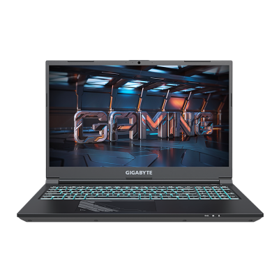 Ноутбук Gigabyte G5 Core i5 13500H 16Gb SSD512Gb NVIDIA GeForce RTX4060 8Gb 15.6" IPS FHD (1920x1080) Windows 11 Home black WiFi BT Cam (KF5-53KZ353SH)