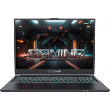 Ноутбук Gigabyte G6 Core i7 12650H 16Gb SSD512Gb NVIDIA GeForce RTX4060 8Gb 16" IPS FHD+ (1920x1200) FreeDOS black WiFi BT Cam (KF-G3KZ853SD)