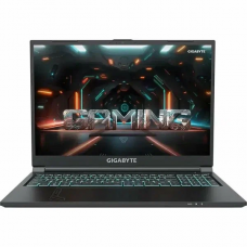 Ноутбук Gigabyte G6 Core i7 13620H 16Gb SSD512Gb NVIDIA GeForce RTX4050 6Gb 16" IPS FHD+ (1920x1200) FreeDOS black WiFi BT Cam (MF-H2KZ853KD)